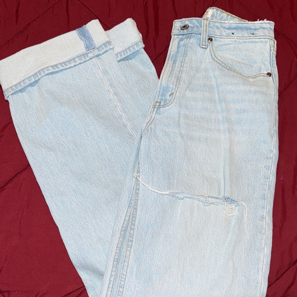 Abercrombie & Fitch the 90s Relaxed Jean High Rise Curve Love, size 26 + 2xl